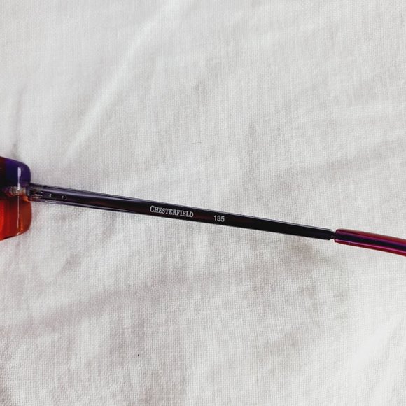 Chesterfield Seventh Street Eyeglasses Frames 50 15 135 Red Orange - Picture 5 of 6